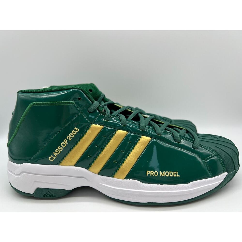 Adidas Pro Model 2G SVSM Lebron DS Green Basketball Shoes FW3664 Men’s Size 10